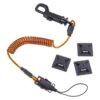 19160 3151 coil lanyard swivel hook and detachable loop plus mini adhesive mount lanyard and adhesives